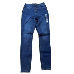Maurice's Limitless High-Rise Jegging Size Small (0,2,4) Dark‎ Wash Button Fly